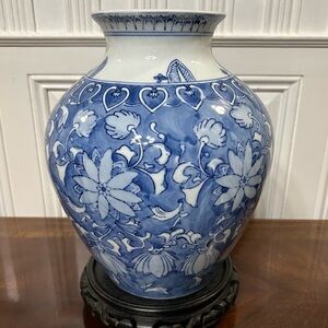VTG Large Chinoiserie Vase